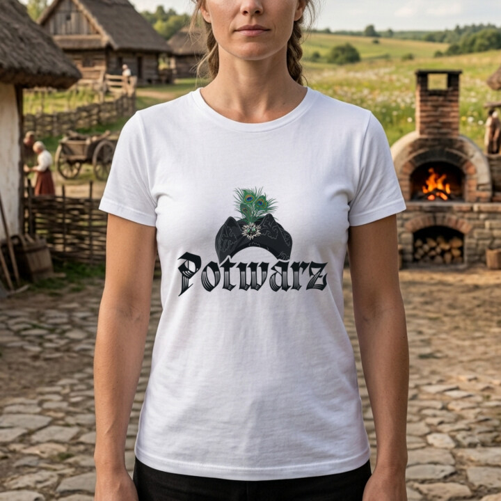 Potwarz - damska koszulka na prezent dla fanów serialu 1670
