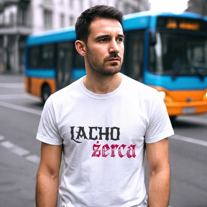 Lacho żerca - męska koszulka na prezent dla fanów serialu 1670