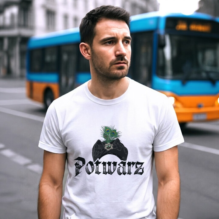 Potwarz - męska koszulka na prezent dla fanów serialu 1670