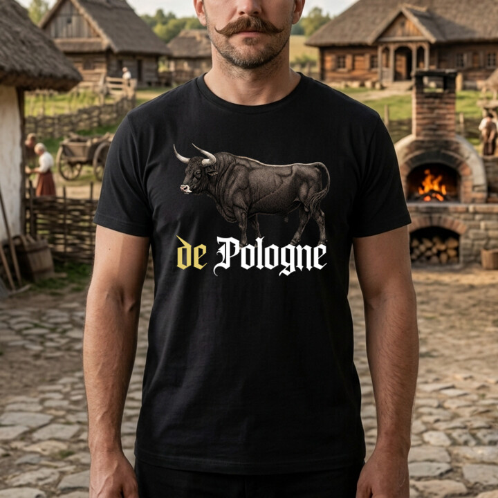 De Pologne - męska koszulka na prezent dla fanów serialu 1670