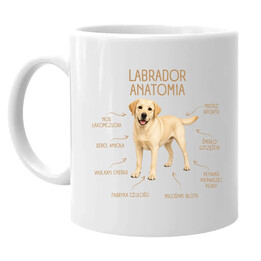 Anatomia Labradora - kubek na prezent dla miłośnika psa
