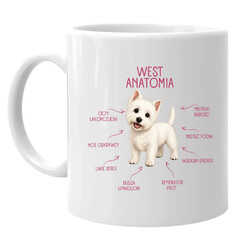 Anatomia Westa - kubek na prezent dla miłośnika psa