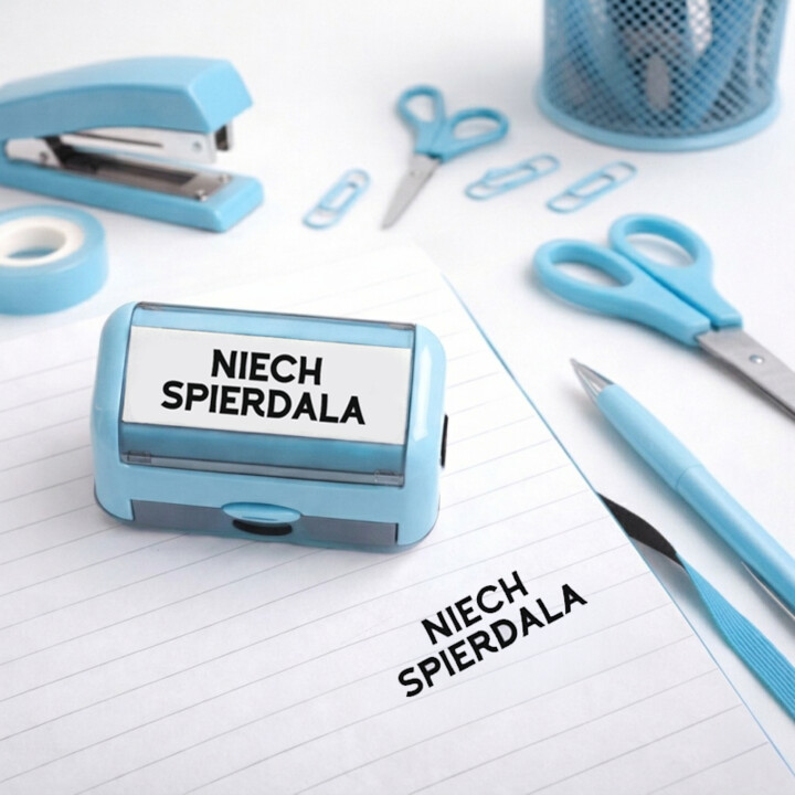 Niech spierdala - prezent z nadrukiem