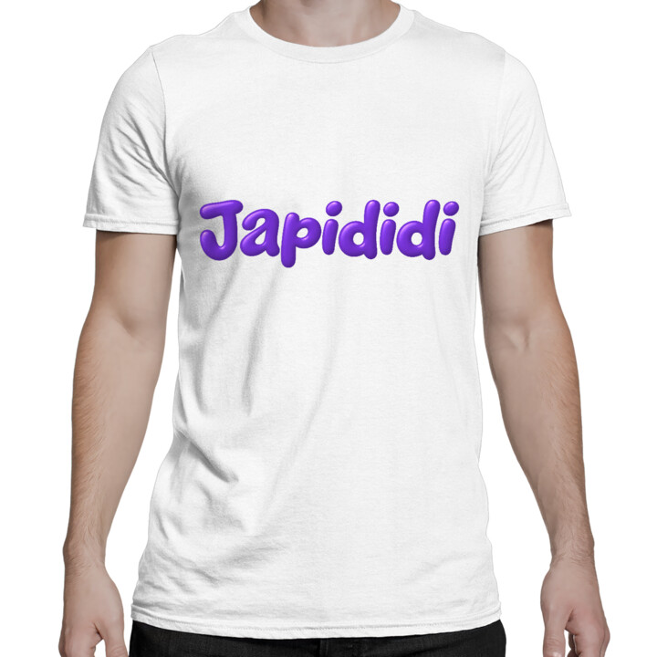 Koszulka męska Japididi - nadruk z modnym hasłem