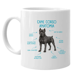 Anatomia Cane Corso - kubek na prezent dla miłośnika psa