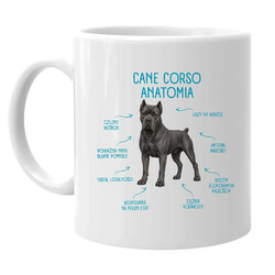 Anatomia Cane Corso - kubek na prezent dla miłośnika psa