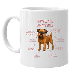 Anatomia Gryfonika - kubek na prezent dla miłośnika psa