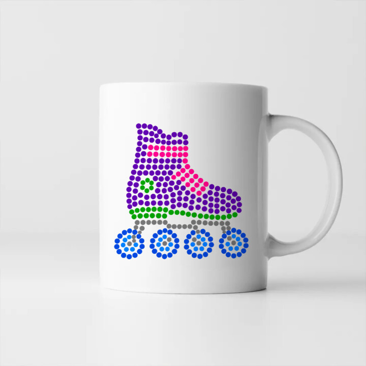 Rolki z kropek - dzień kropki - kubek na prezent