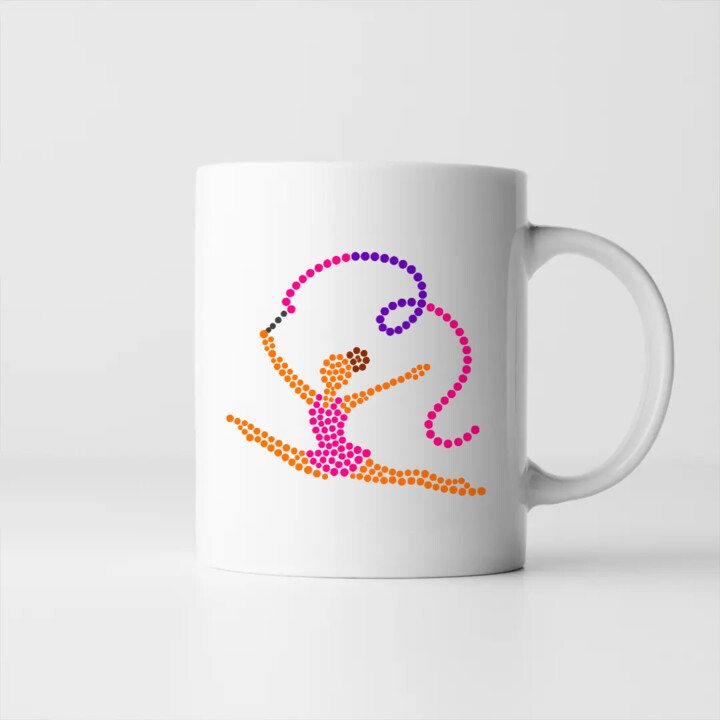 Gimnastyka z kropek - dzień kropki - kubek na prezent