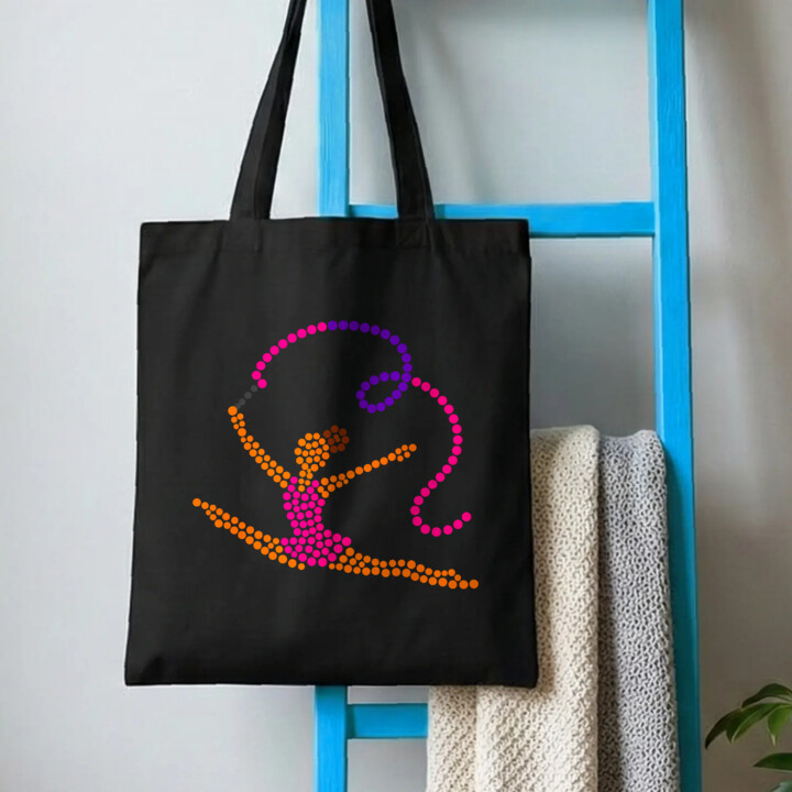 Gimnastyka z kropek - dzień kropki - torba na prezent