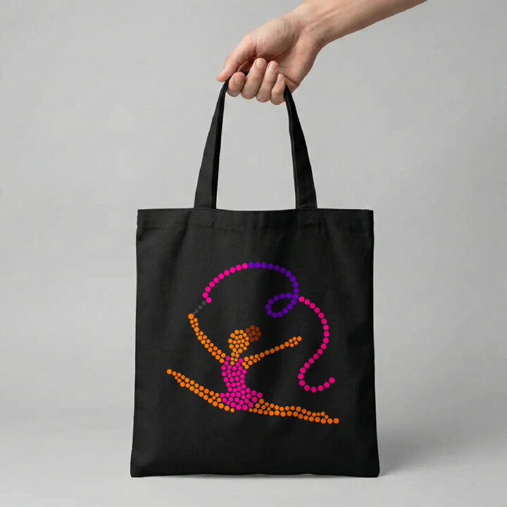 Gimnastyka z kropek - dzień kropki - torba na prezent