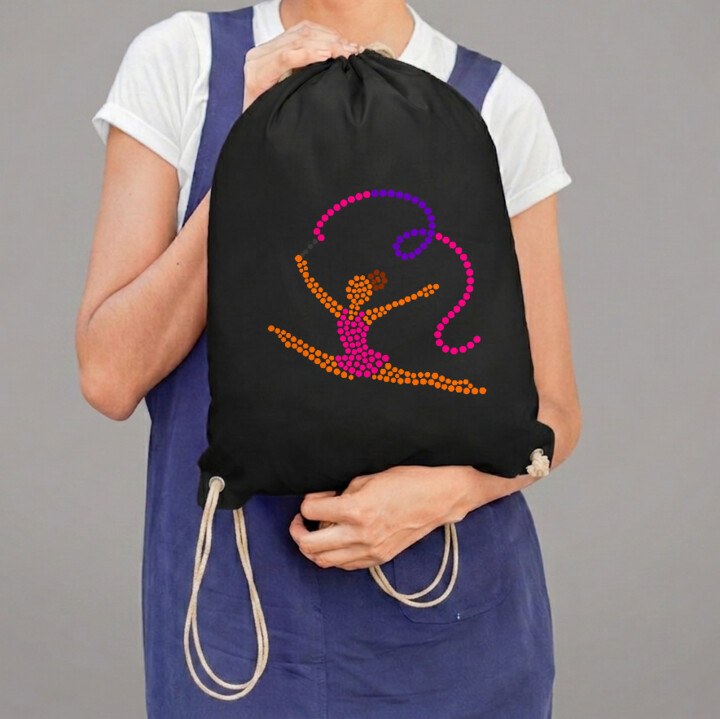 Gimnastyka z kropek - dzień kropki - worko-plecak na prezent