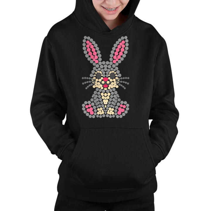 Królik z kropek - dzień kropki - dziecięca bluza na prezent