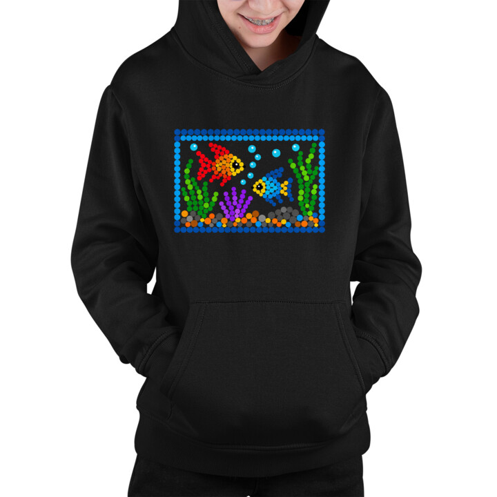 Akwarium z kropek - dzień kropki - dziecięca bluza na prezent