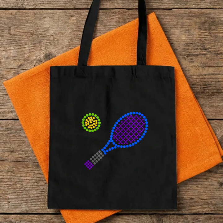 Tenis z kropek - dzień kropki - torba na prezent