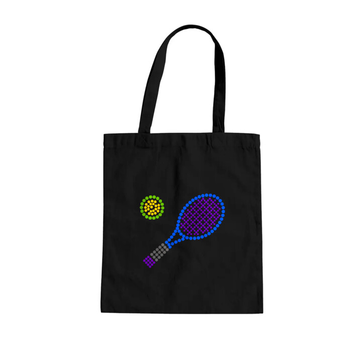 Tenis z kropek - dzień kropki - torba na prezent