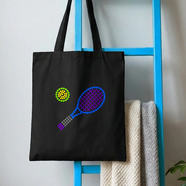 Tenis z kropek - dzień kropki - torba na prezent