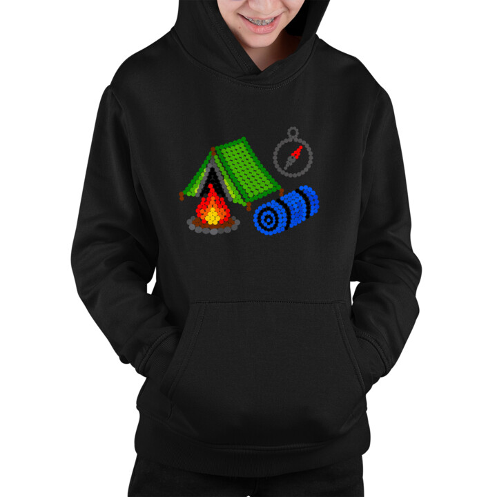 Biwak z kropek - dzień kropki - dziecięca bluza na prezent