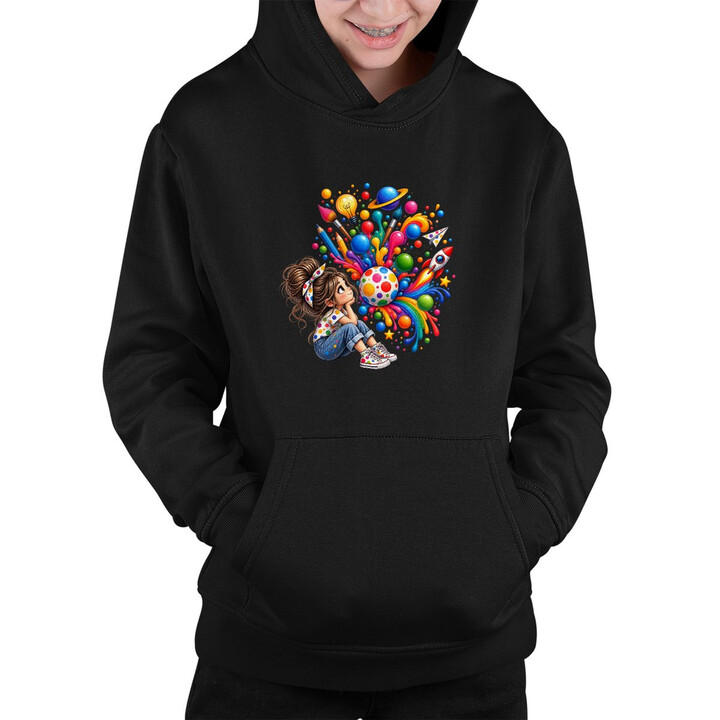 Marzenia z kropek - dzień kropki - dziecięca bluza na prezent