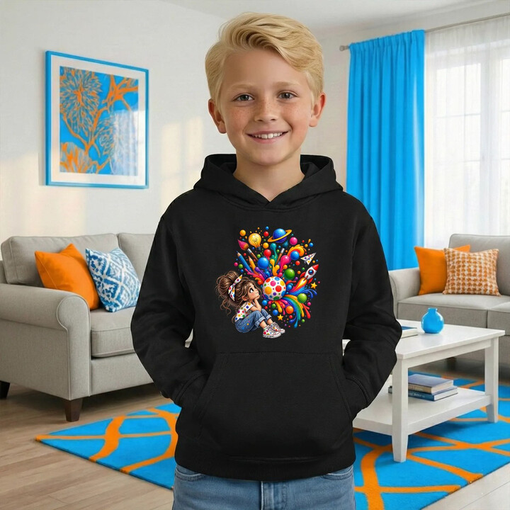 Marzenia z kropek - dzień kropki - dziecięca bluza na prezent
