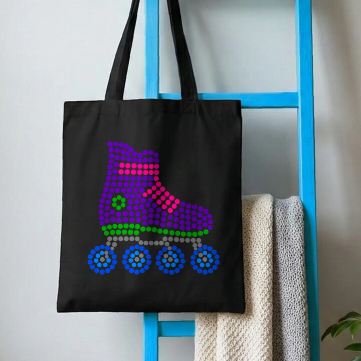 Rolki z kropek - dzień kropki - torba na prezent
