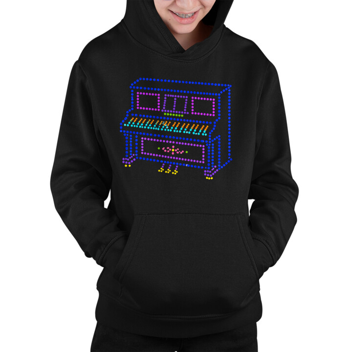 Pianino z kropek - dzień kropki - dziecięca bluza na prezent