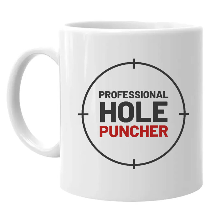 Professional hole puncher - kubek dla strzelca