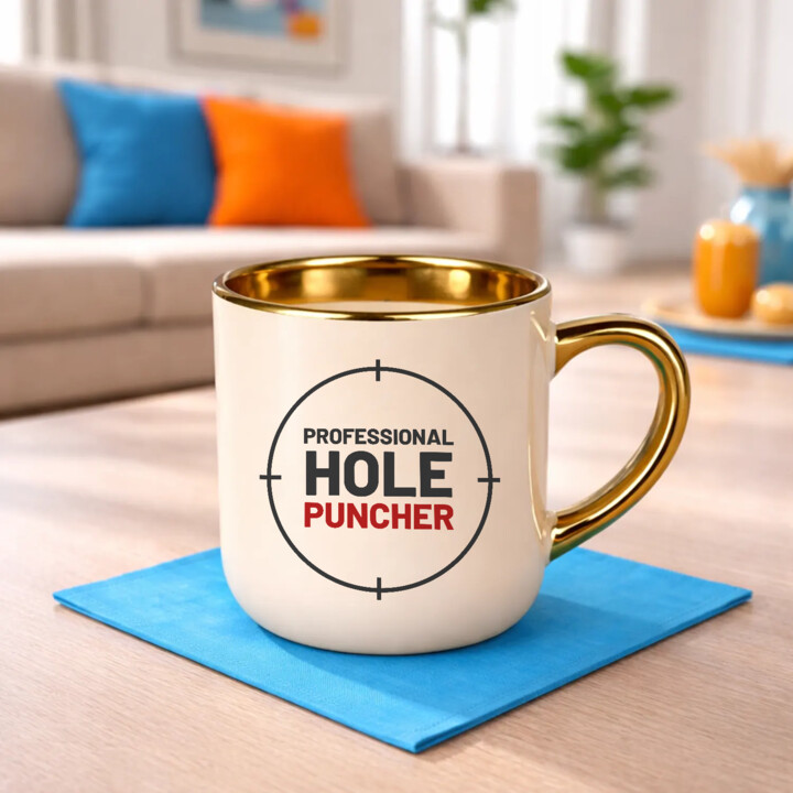 Professional hole puncher - kubek elegancki dla strzelca