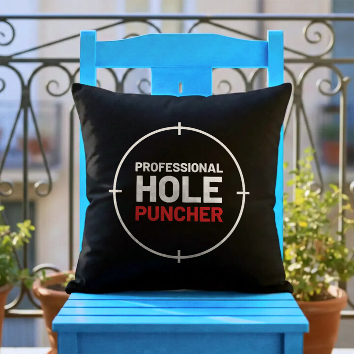 Professional hole puncher - czarna poduszka dla strzelca