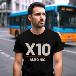 X10 albo nic - męska koszulka dla strzelca