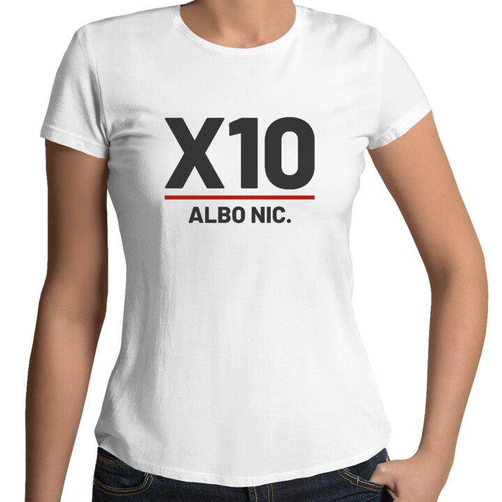 X10 albo nic - damska koszulka dla strzelca