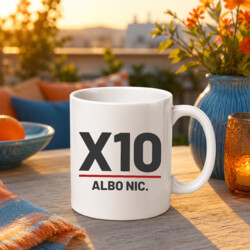 X10 albo nic - kubek dla strzelca