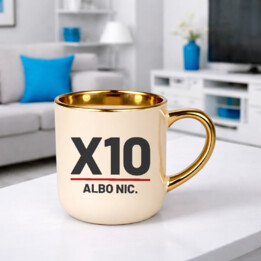 X10 albo nic - kubek elegancki dla strzelca
