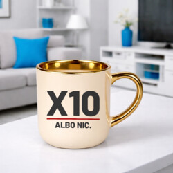 X10 albo nic - kubek elegancki dla strzelca
