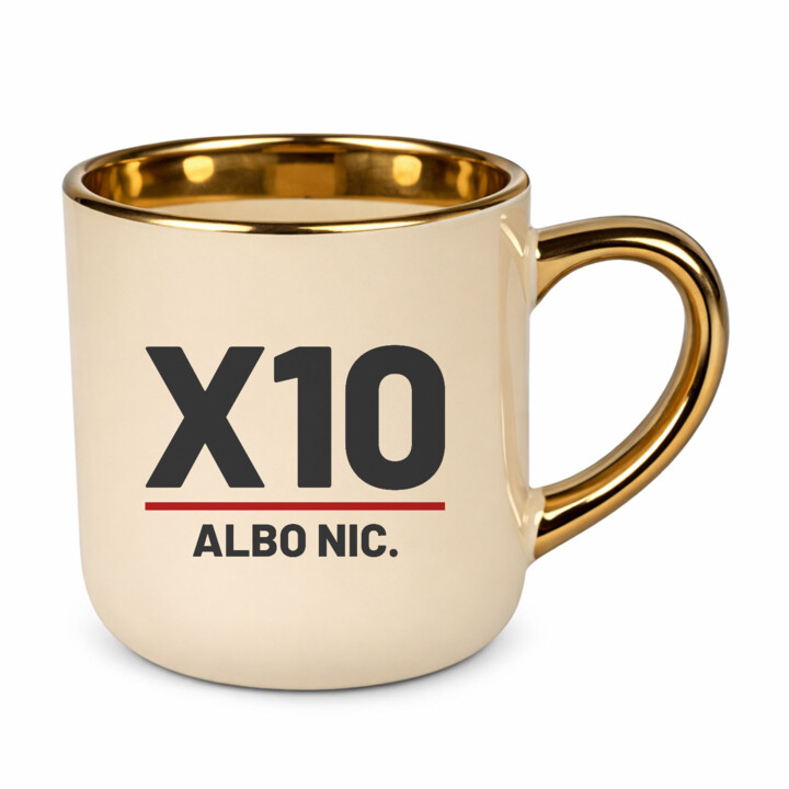 X10 albo nic - kubek elegancki dla strzelca