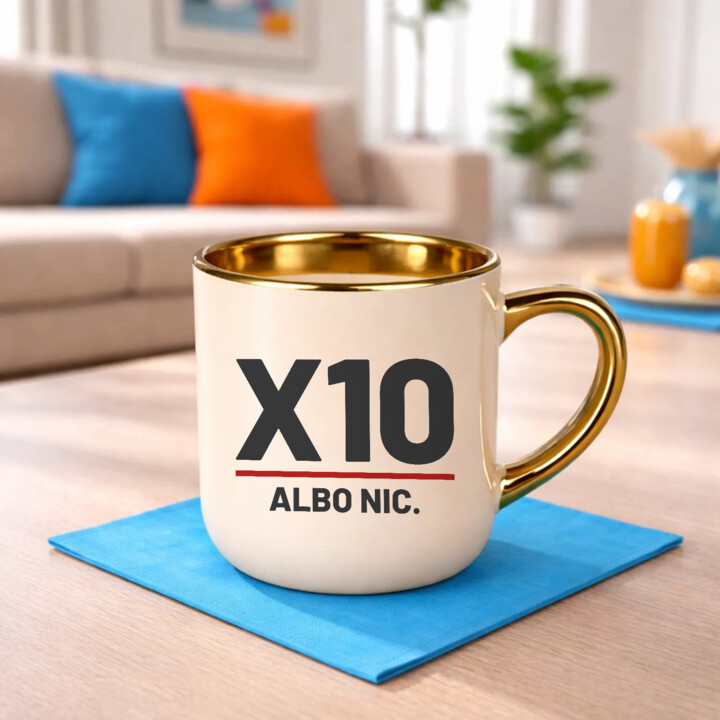 X10 albo nic - kubek elegancki dla strzelca