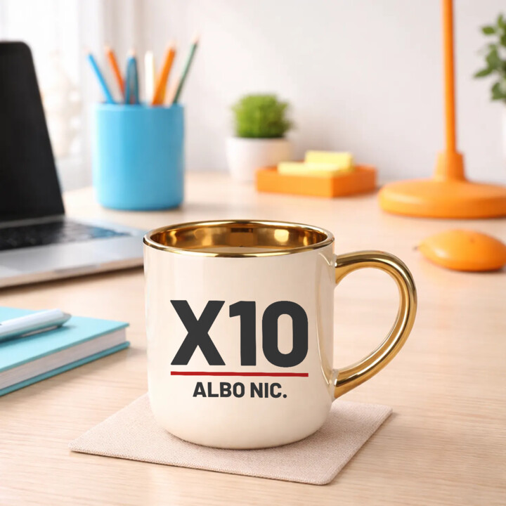 X10 albo nic - kubek elegancki dla strzelca