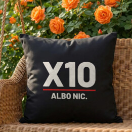 X10 albo nic - czarna poduszka dla strzelca