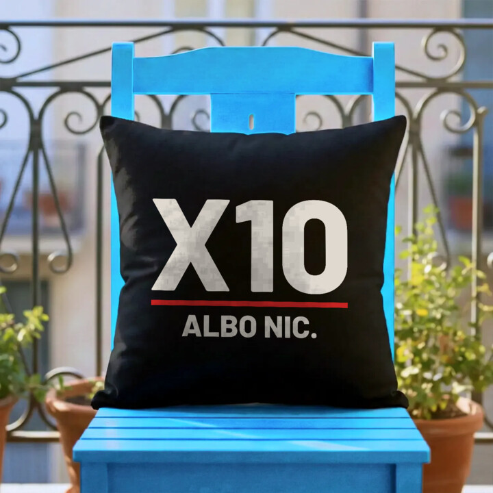 X10 albo nic - czarna poduszka dla strzelca