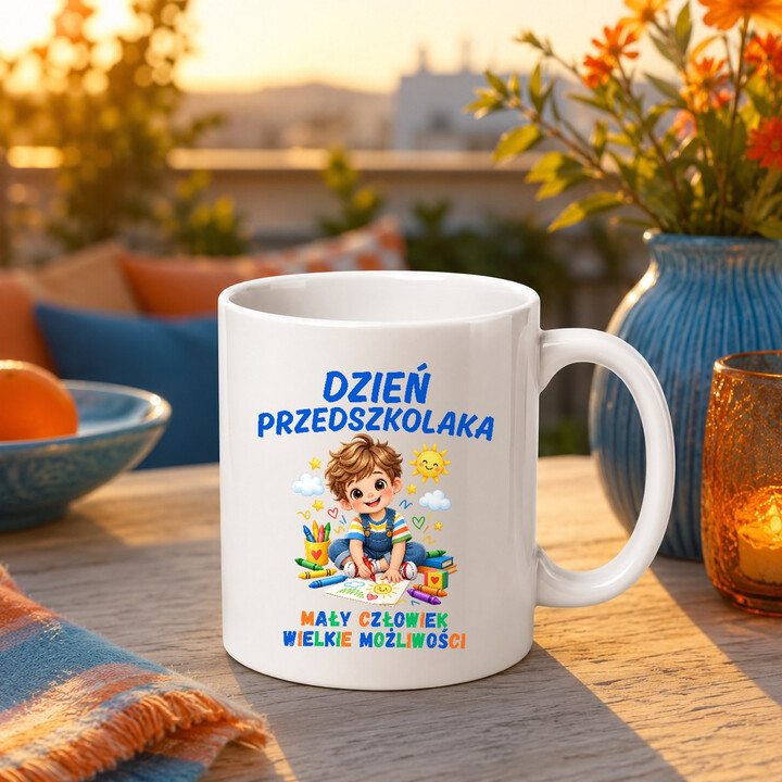 Mały człowiek wielkie możliwości - dzień przedszkolaka - kubek na prezent