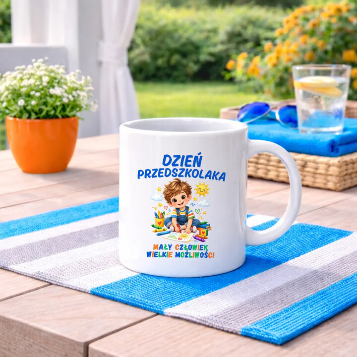 Mały człowiek wielkie możliwości - dzień przedszkolaka - kubek na prezent