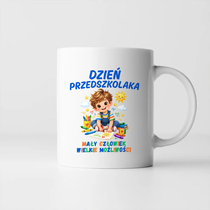 Mały człowiek wielkie możliwości - dzień przedszkolaka - kubek na prezent