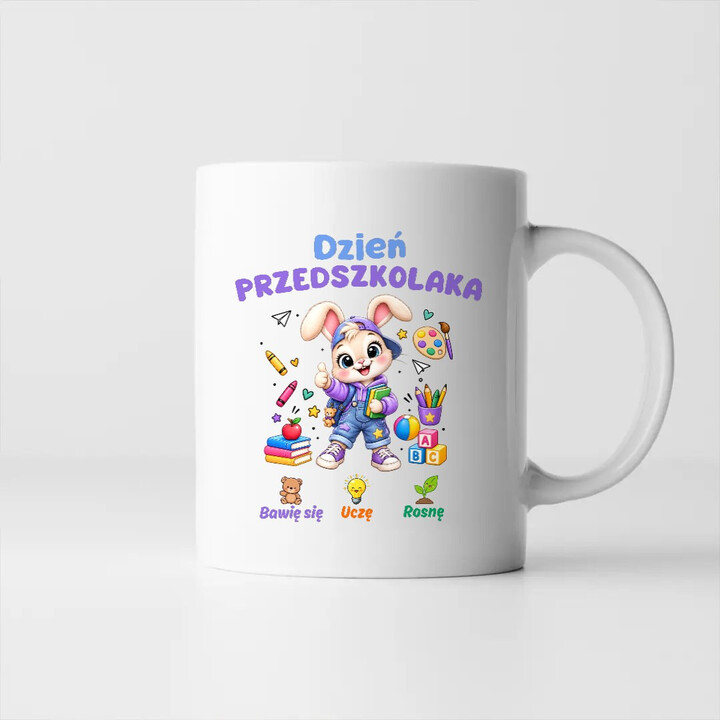 Bawię się uczę rosnę - dzień przedszkolaka - kubek na prezent