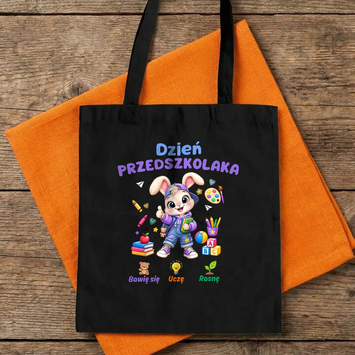 Bawię się uczę rosnę - dzień przedszkolaka - torba na prezent