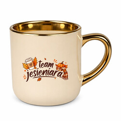 Team jesieniara - elegancki kubek na prezent