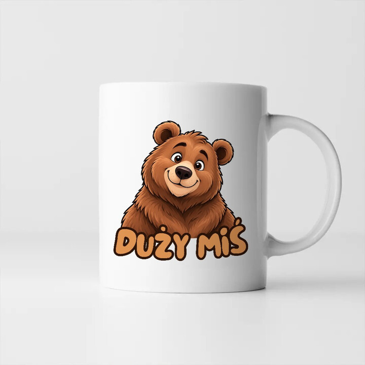 Duży Miś - kubek na prezent