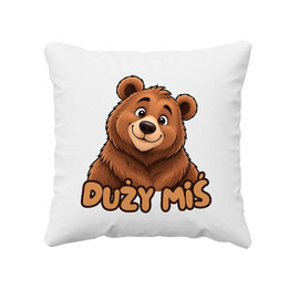 Duży Miś - poduszka na prezent