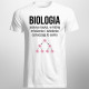 Nauka biologii - męska koszulka z nadrukiem