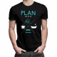Plan na dziś - lekarz - męska koszulka z nadrukiem