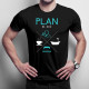 Plan na dziś - lekarz - męska koszulka z nadrukiem
